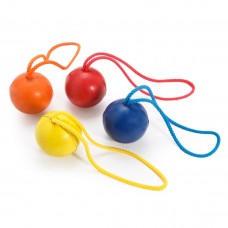 Rubber ball (L) with cord, 75 mm