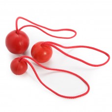 Rubber ball (S) with cord, 50 mm