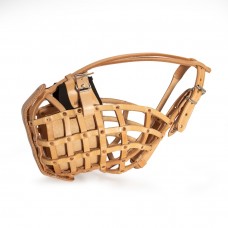 German leather basket muzzel, Size 8